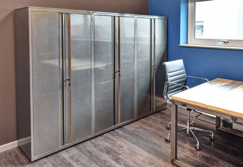 Industrial office storage cupboards