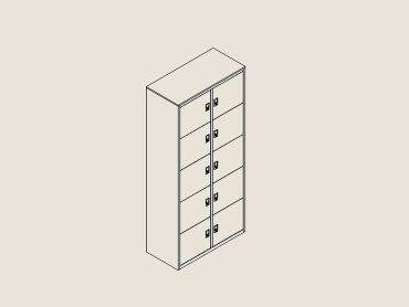 Freestor office lockers 10 door