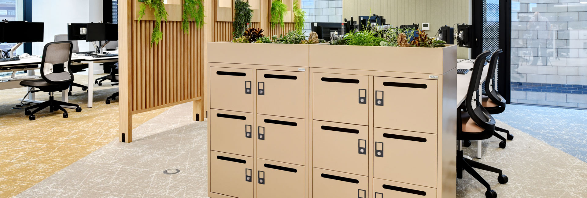 Freestor metal office lockers