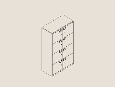 Industrial office locker