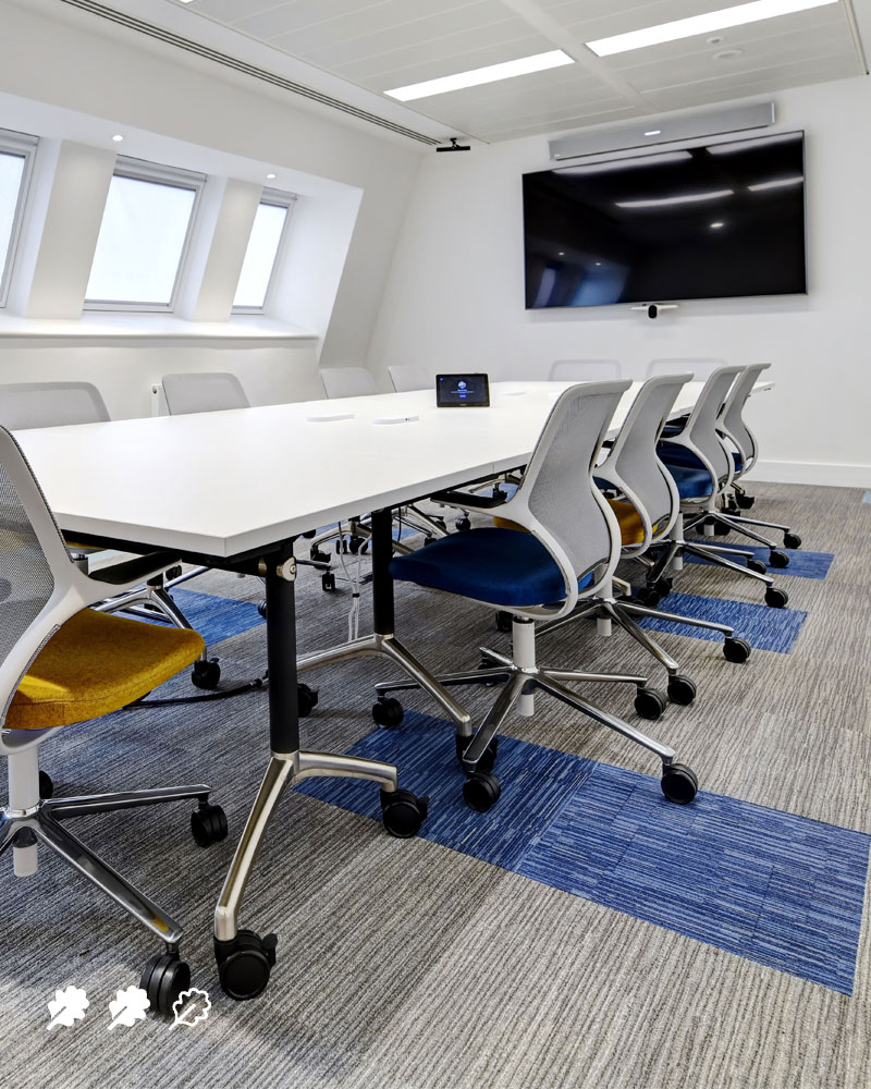 Modular meeting tables for reconfiguring