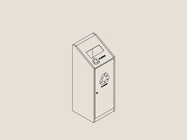 Plastic office bin