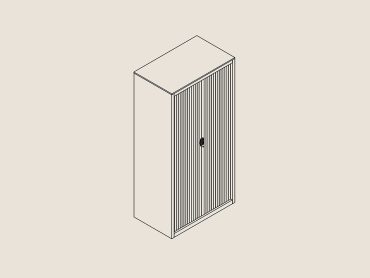 Freestor tambour wardrobe storage
