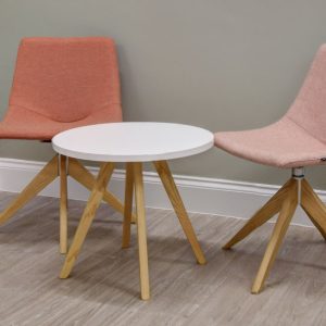 Wooden office coffee table install