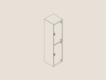 ventilated staff locker