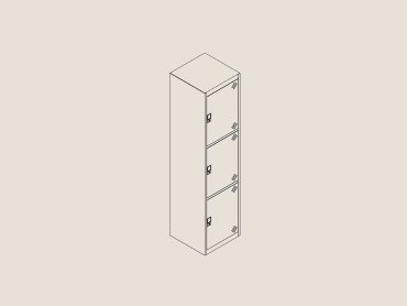 Ventilated storage locker