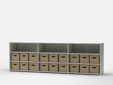 Low Library Shelving System
