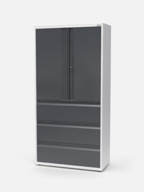 Freestor Tall Combination Storage with Drawer & Hinged Door