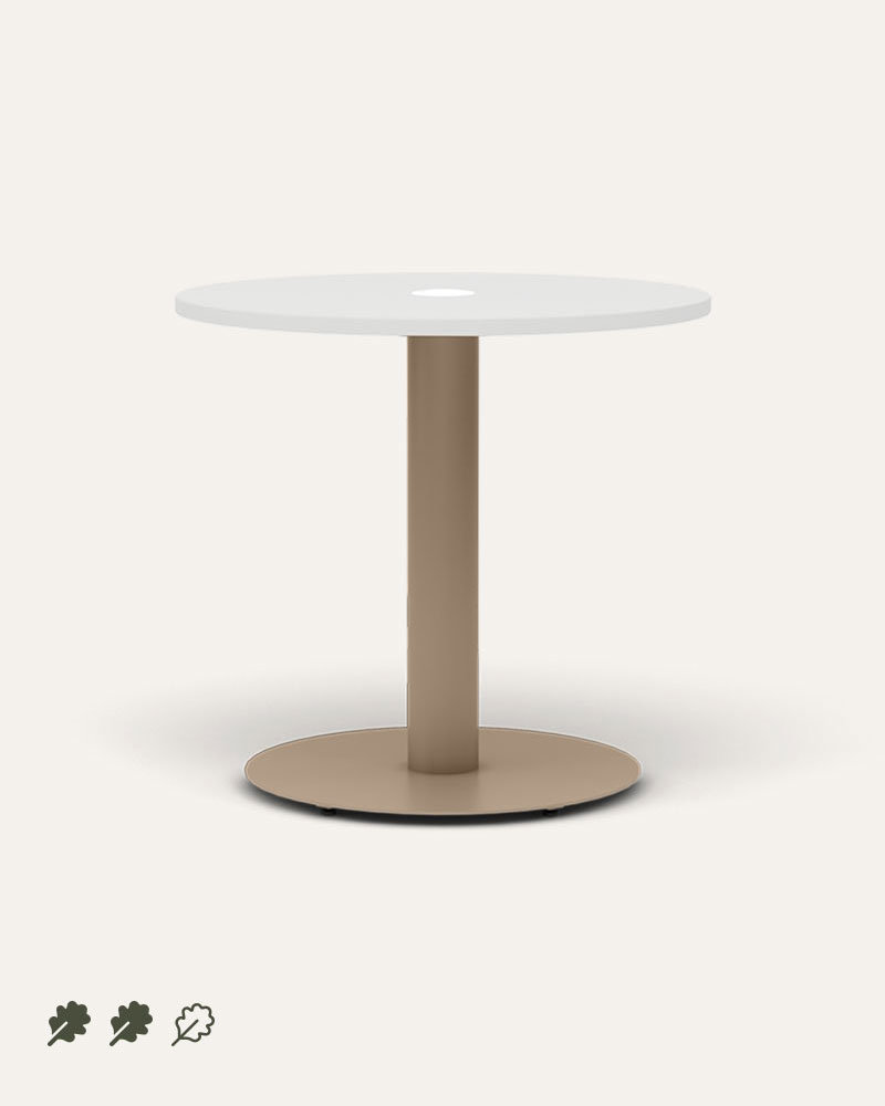 Additions pedestal base cafe tables