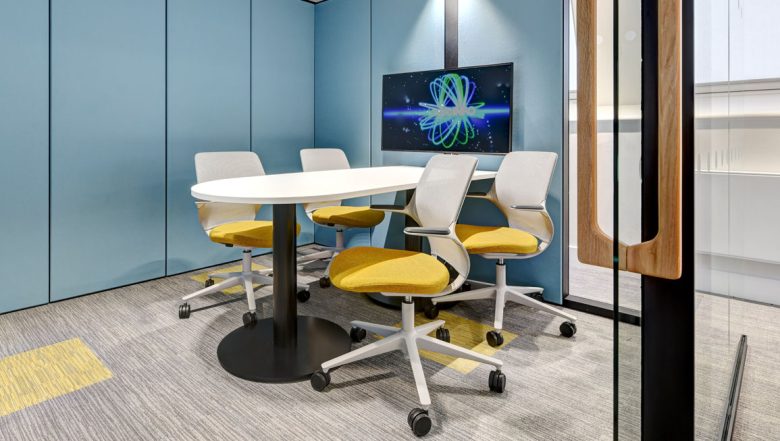 Additions pedestal base meeting table