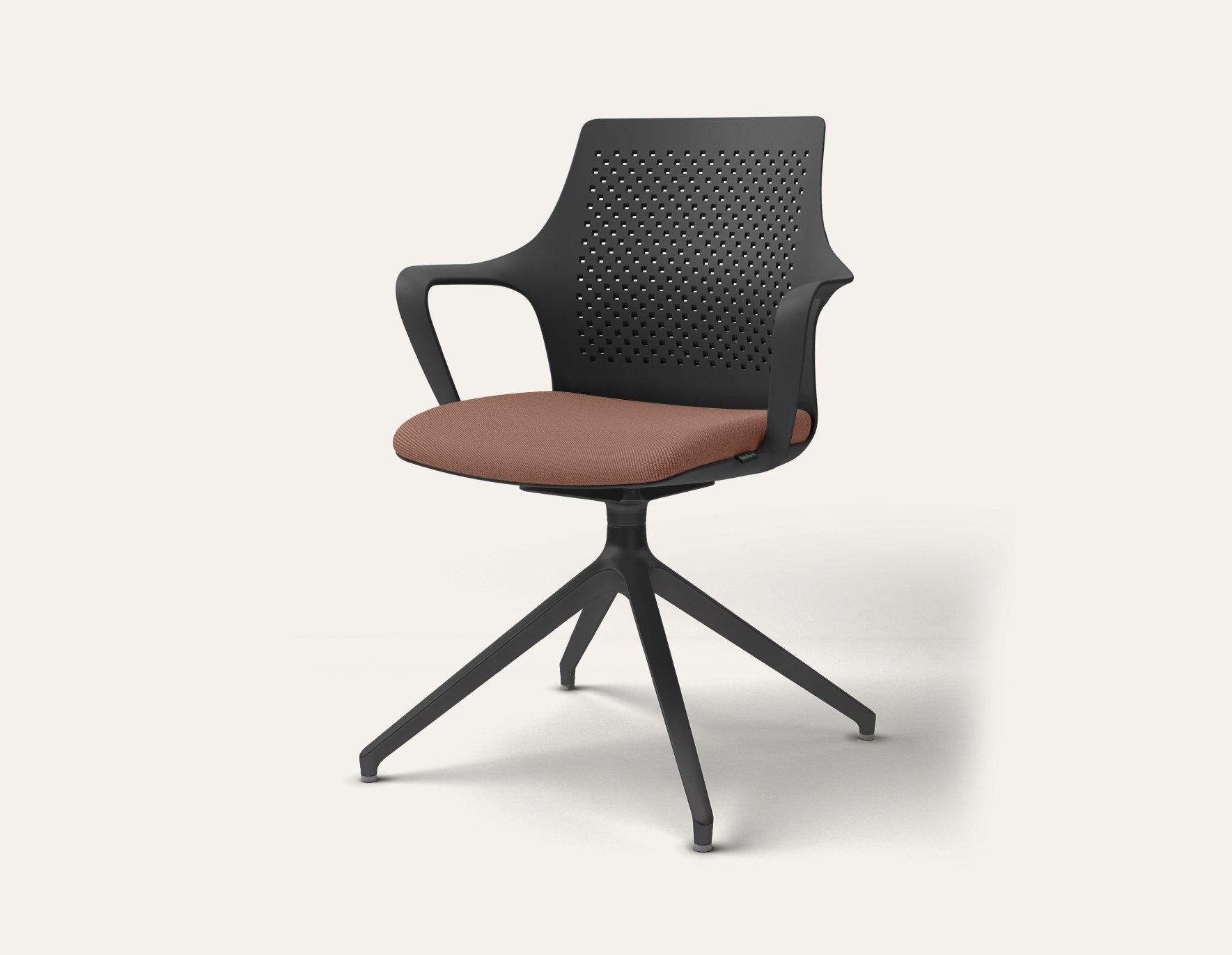 Flexi-Work meeting room chair with perforated back