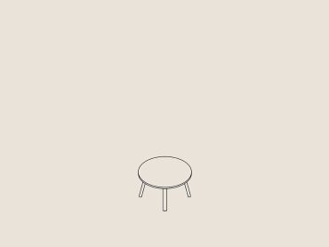 Circular coffee tables