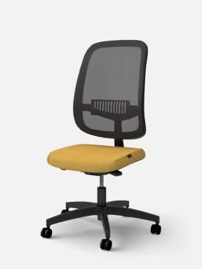 Equity office chair with no arms