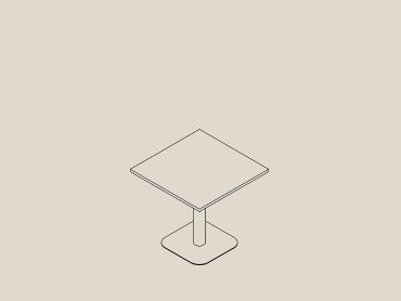 Flexiform square canteen tables