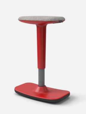 Jot-Up Height Adjustable Stool in Red