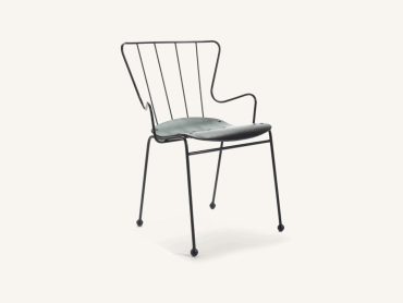 Wire cafe chairs