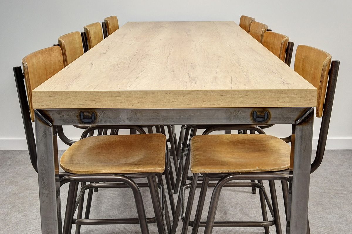 Ferro Industrial Style Bench Tables : Flexiform