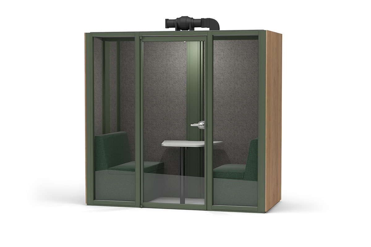 Flexiform office pod for 2 persons