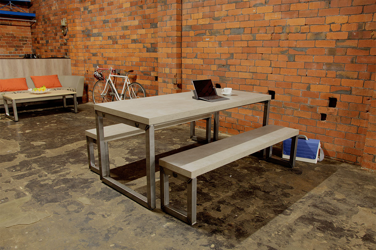 Canteen table and bench seats