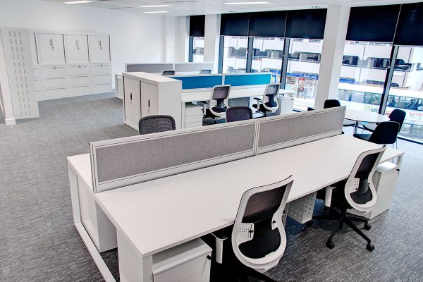 Flexiform Pico Back to Back Desk 4P White