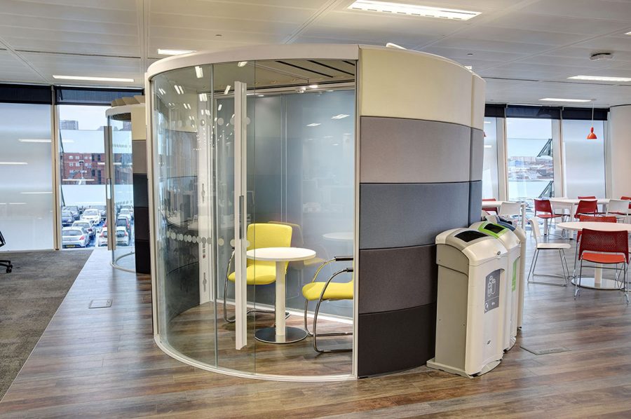 Circular office pod