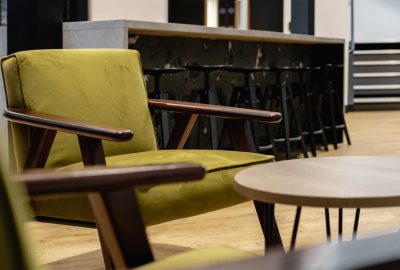 Traditional office armchairs