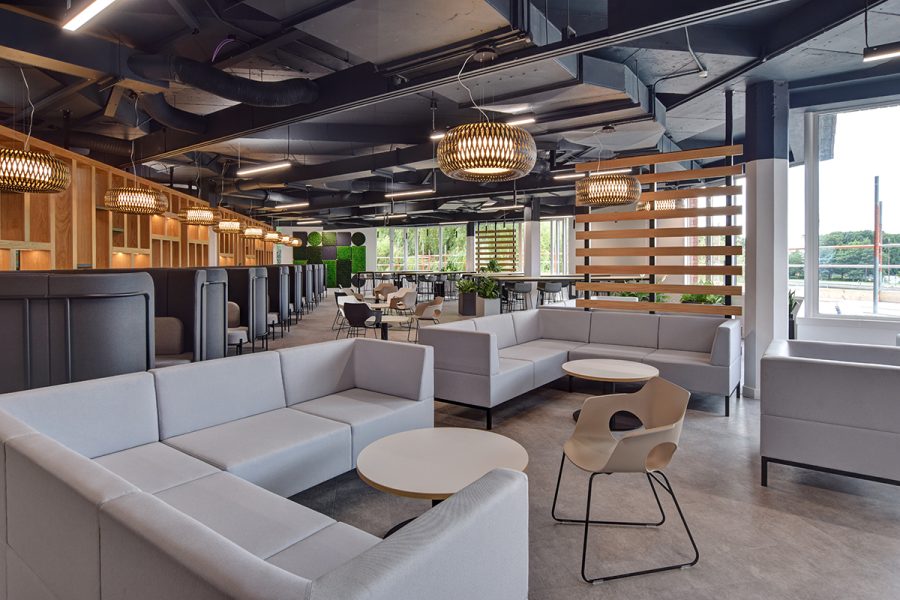 Modular office breakout sofa