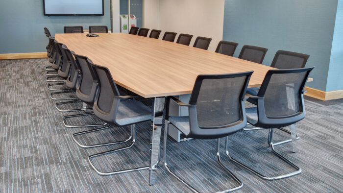 Office Fitout with Large Scale Meeting Table