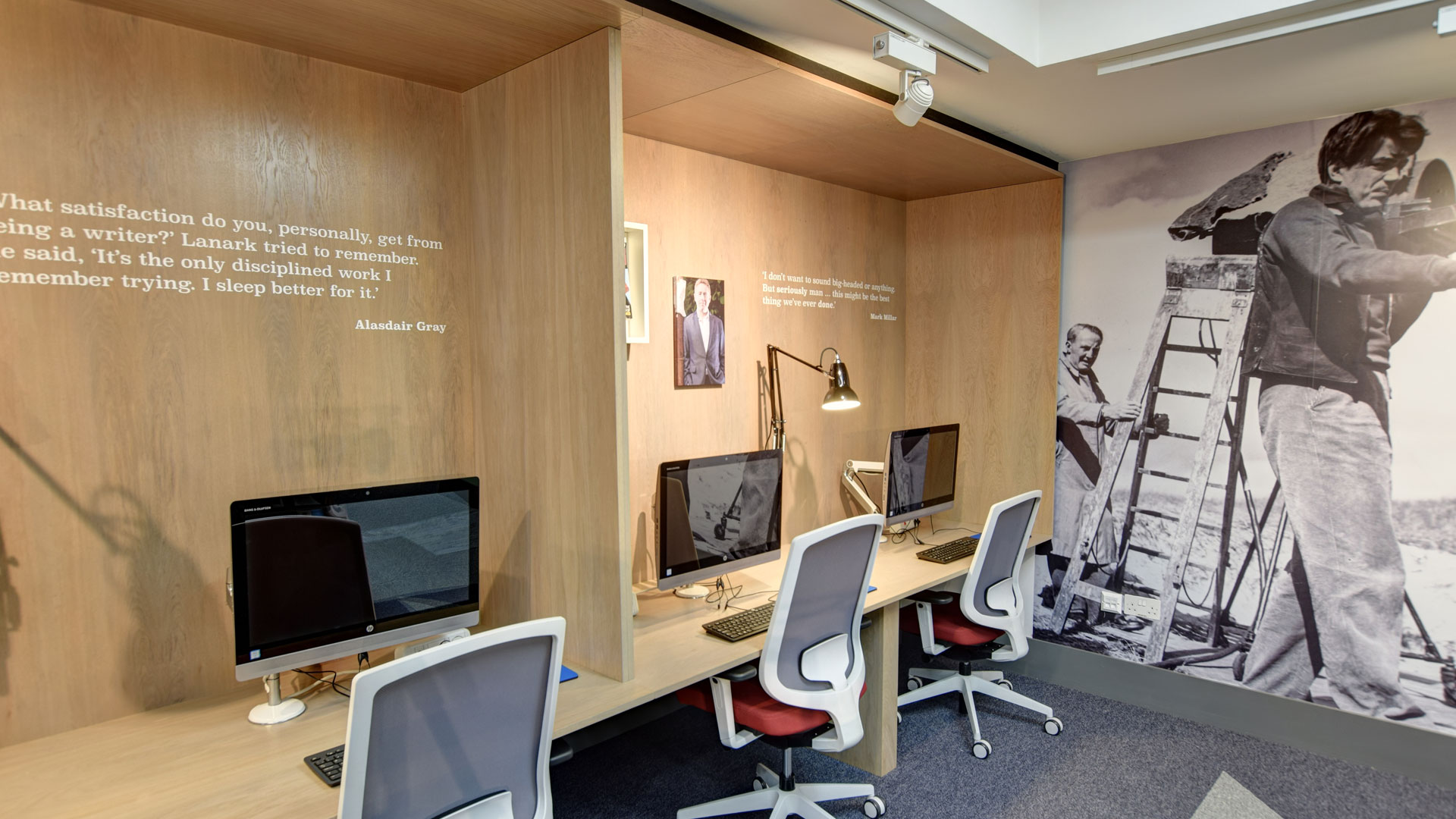 Kelvin Hall bespoke IT desk