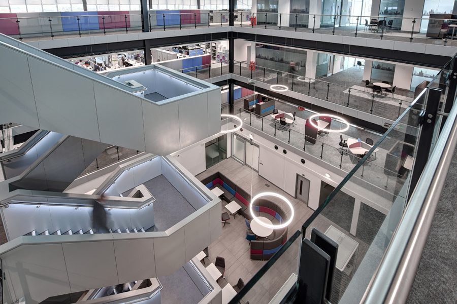 Office atrium seating