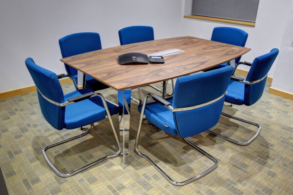 barrel shape meeting room table