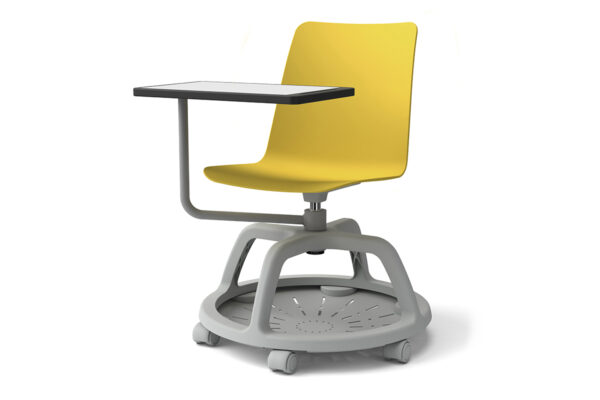 Mobile chair with multi handed writing tablet