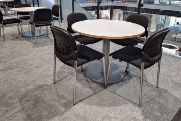 breakout table and chairs