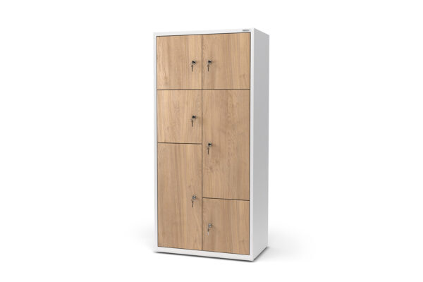 Wood laminate lockers