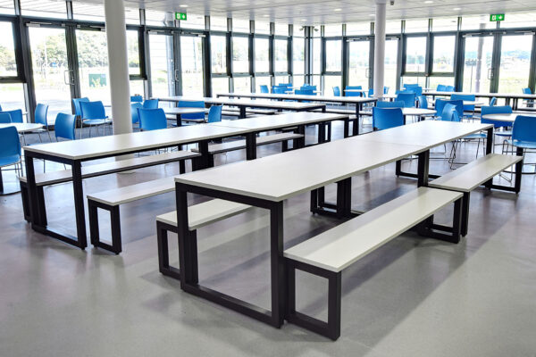 canteen bench tables