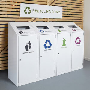 Office recycling bin range