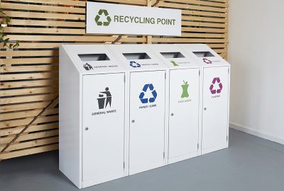Office recycling bin range