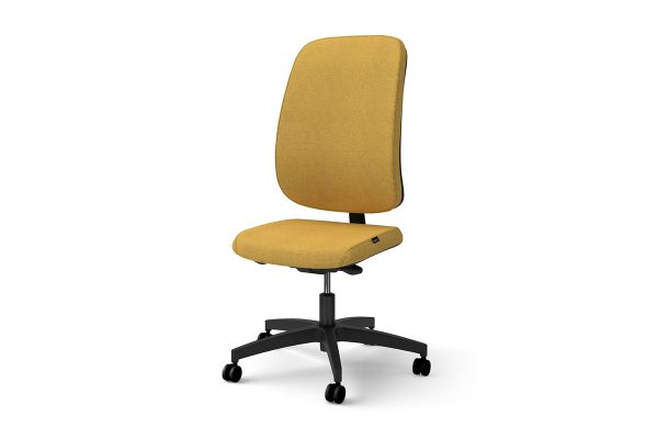 Equity desk Chair, Upholstered Back, No Arms