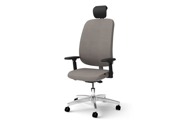 Equity Chair, Upholstered Back, 4D Arms & Headrest