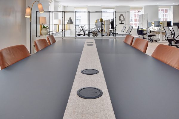 Channel meeting table