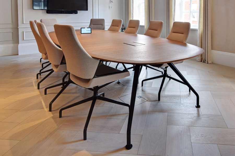 Oval office boardroom table