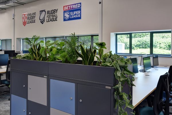 Office Storage Plants at Rugby League