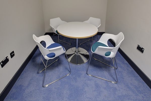 Rugby League Addition meeting room table and office chairs
