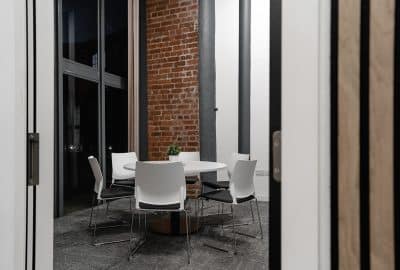 Melita office stacking chairs and Additions tables