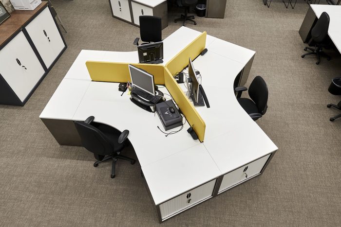 Office 120 degree desks