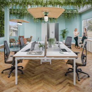 Meira 4 Person Eco Office Desk