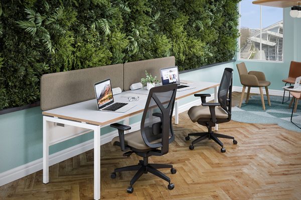 Meira 2 Person Side-to-Side Office Desk