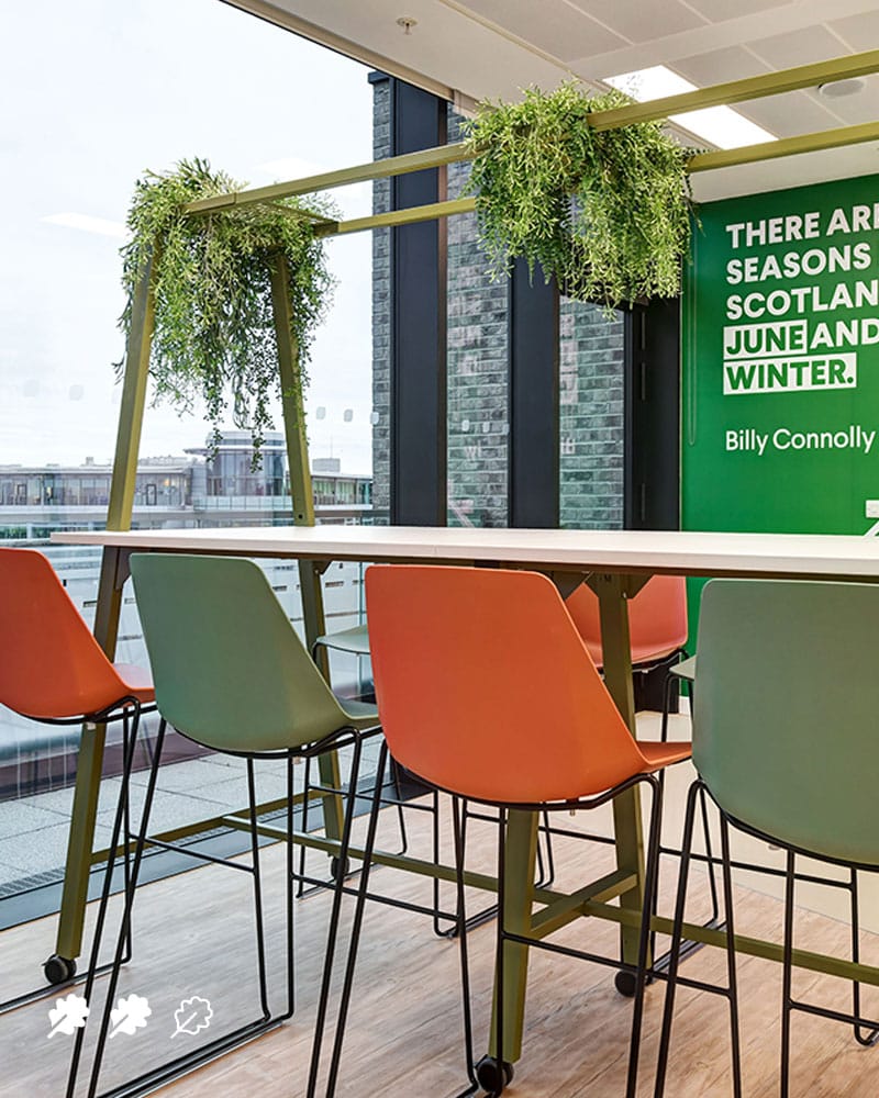 Larke office cafe tables