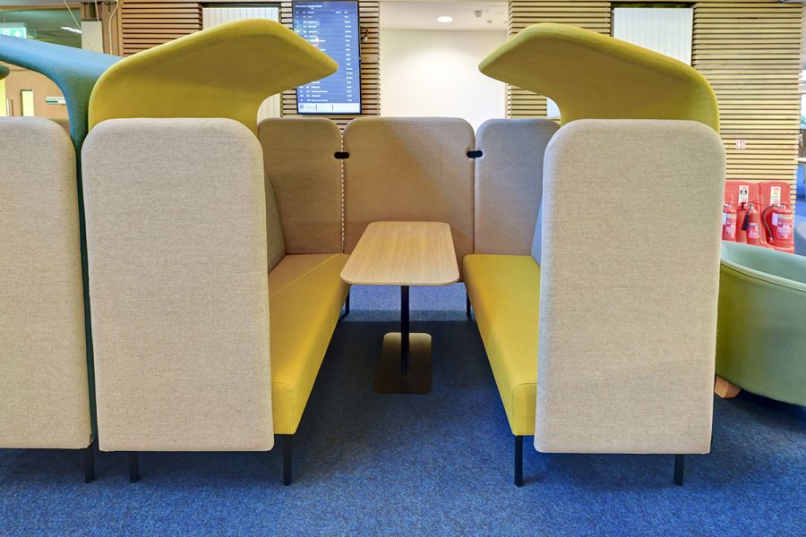 Retro office meeting booth