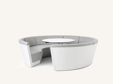 Commercial outdoor group seating